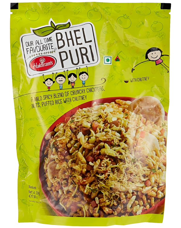 HALDIRAM BHELPURI WITH CHUTNEY 200GMS