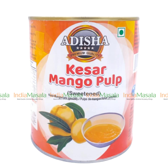 ADISHA KESAR MANGO PULP (SWEETEND) - 850g