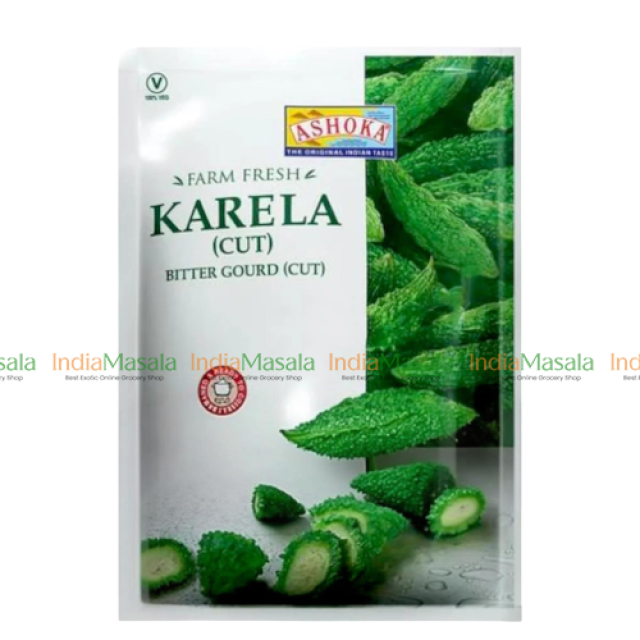 ASHOKA FARM FRESH BITTER GOURD/KARELA (CUT) - 310g [FZN]