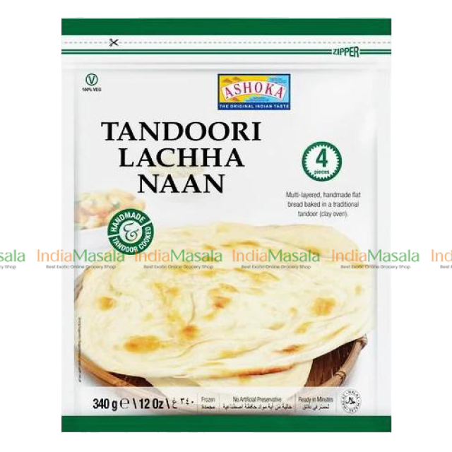 ASHOKA TANDOORI LACHHA NAAN - 340g [FZN]