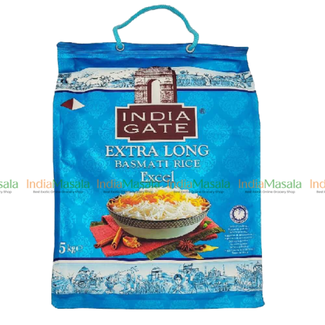 INDIA GATE EXTRA LONG BASMATI RICE EXCEL-5Kg