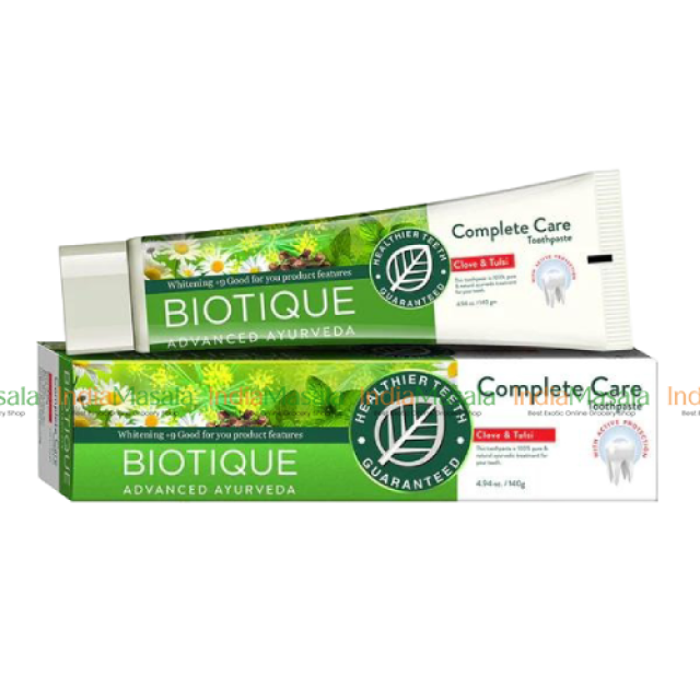 BIOTIQUE CLOVE TULSI COMPLETE CARE TOOTHPASTE-140G