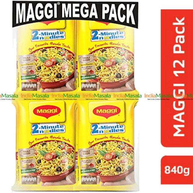 COMBO PACK  MAGGI NOODLES MASALA (70g) x 12Pcs