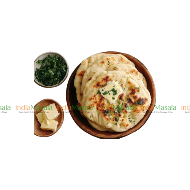 NAAN -1 Pc PLAIN  GARLIC  BUTTER WITH VEG COMBO For 10 Persons