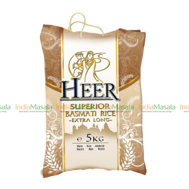 HEER LONG GRAIN BASMATI RICE-5kg