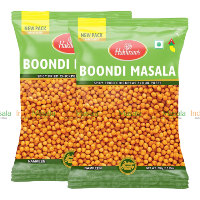 COMBO PACK  HALDIRAM BOONDI MASALA - 200g x 2 Pcs