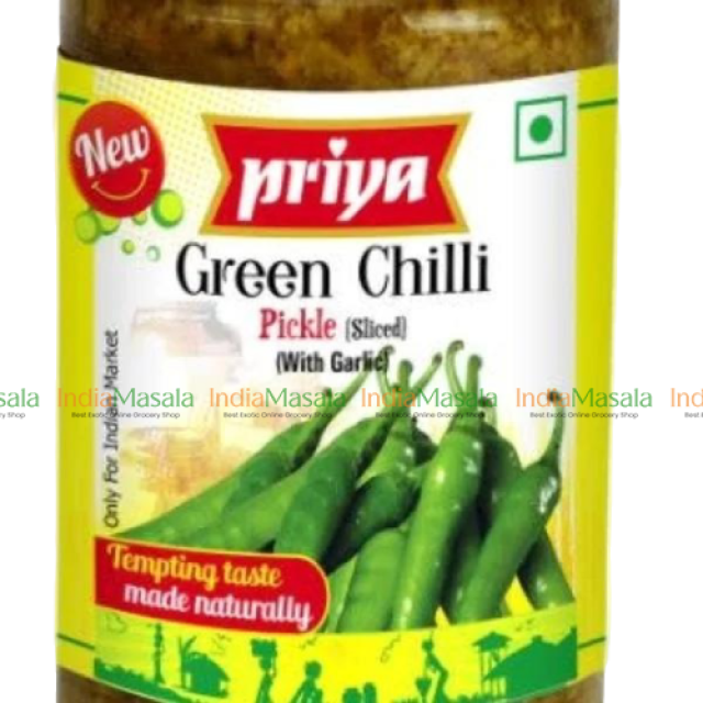PRIYA GREEN CHILLI PICKLE-300g