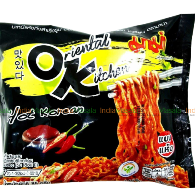 MAMA ORIENTAL KITCHEN INSTANT NOODLES HOT KOREAN FLAVOUR-85g