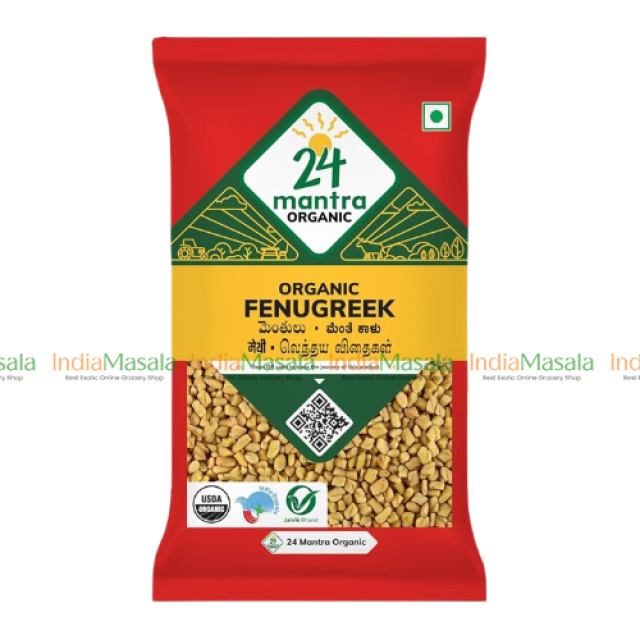 24 MANTRA NATURAL METHI SEEDS FENUGREEK - 100g