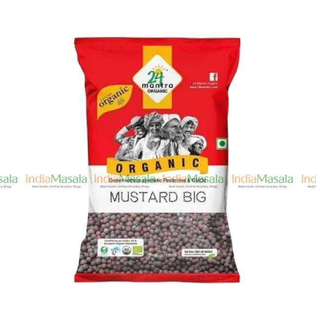 24 MANTRA NATURAL MUSTARD SEED BIG -100g