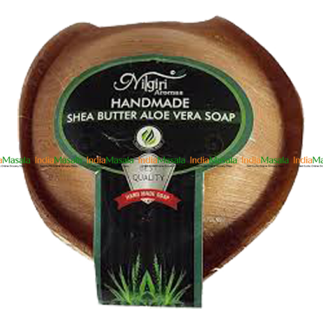 NILGIRI HANDMADE SHEA BUTTER ALOE VERA SOAP - 90g