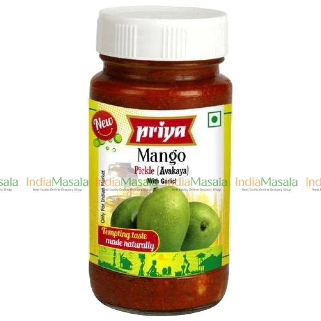 PRIYA MANGO AVAKAYA PICKLE WITHOUT GARLIC-300g
