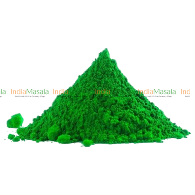 RANGOLI GREEN COLOR POWDER- 200g