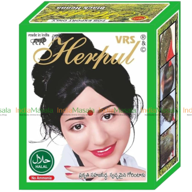 RKS HERBAL BLACK HENNA (6packs of 10g) -1Box