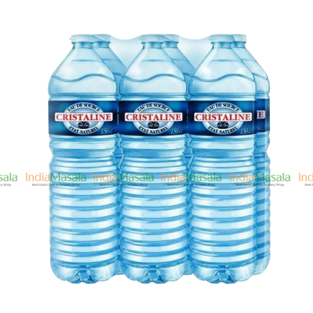 CRISTALINE EAU DE SOURCE NATURELLE 6 x 1.5L- 1 Pcs