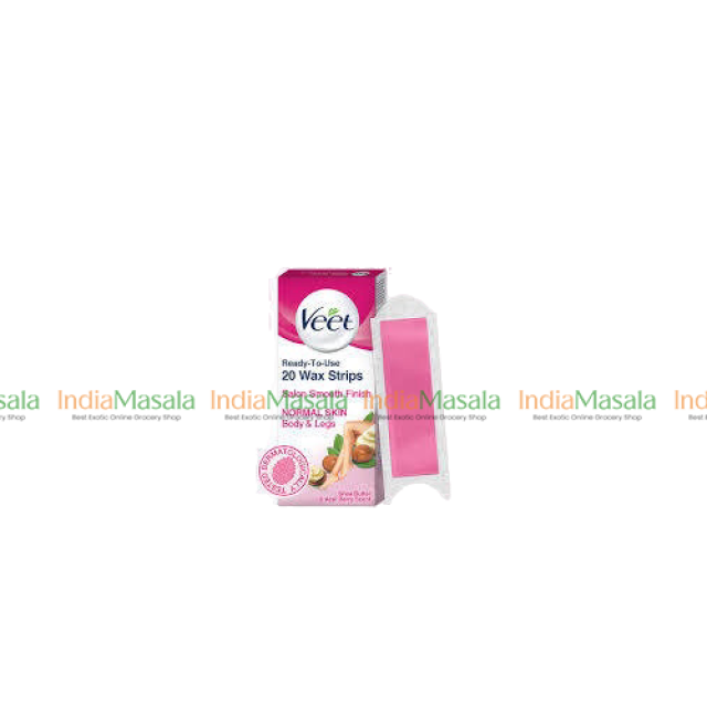 VEET FULL BODY WAXING KIT FOR NORMAL SKIN 20 STRIPS-1Pc