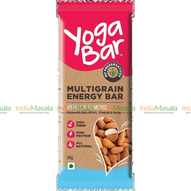 YOGA BAR MULTIGRAIN ENERGY BAR VANILLA ALMOND - 38g